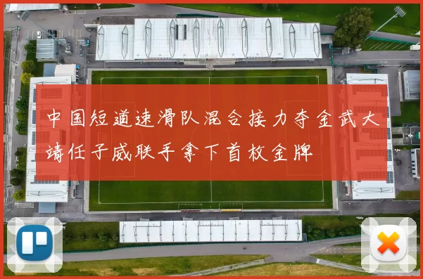 中国短道速滑队混合接力夺金武大靖任子威联手拿下首枚金牌